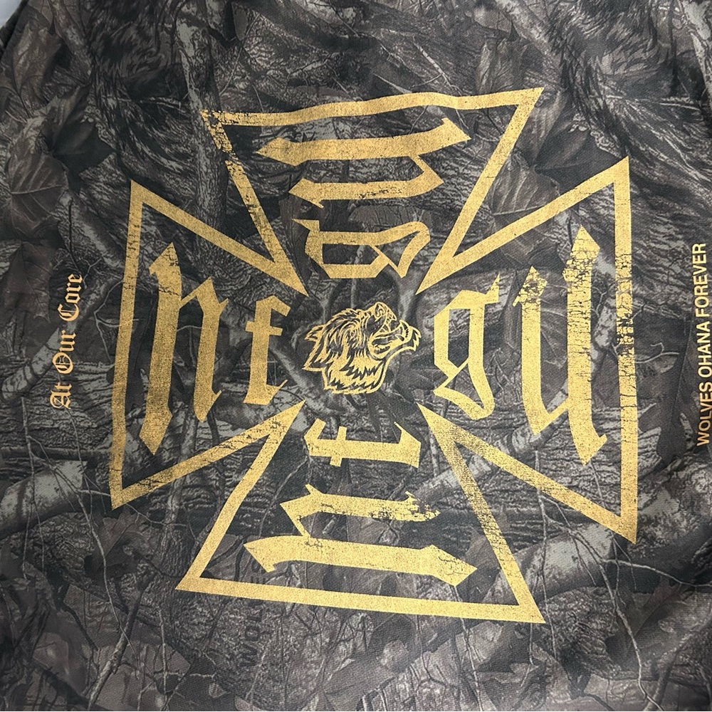 Darc Sport Camo Hoodie with Gold Graphic - Picture 4 of 8
